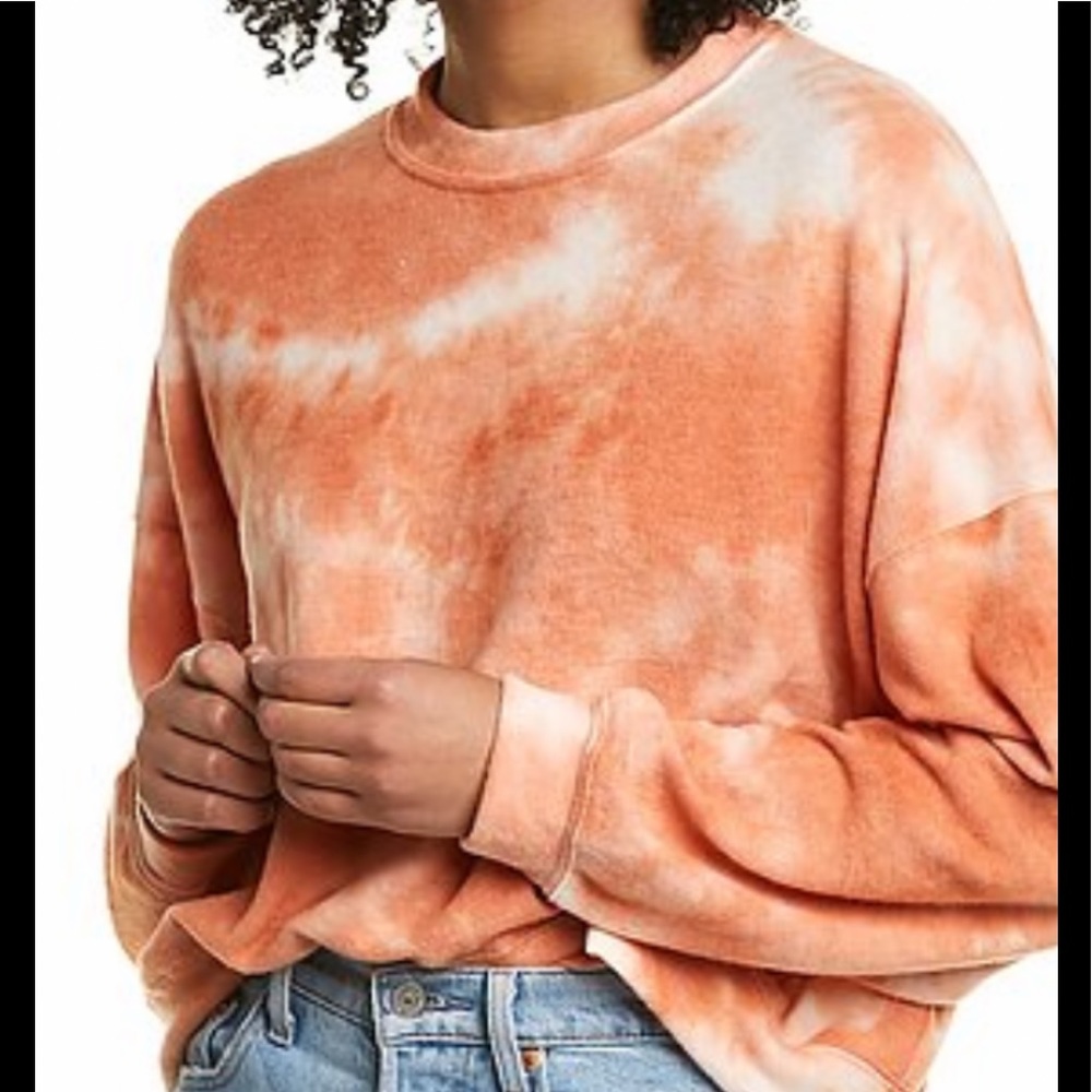 SUPER SOFT TIE DYE SWEATSHIRT SZ L NWT